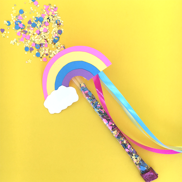 Instagram Post - Rainbow Confetti Wand