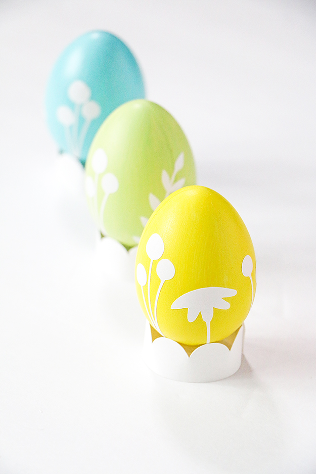 DIY Floral Easter Eggs