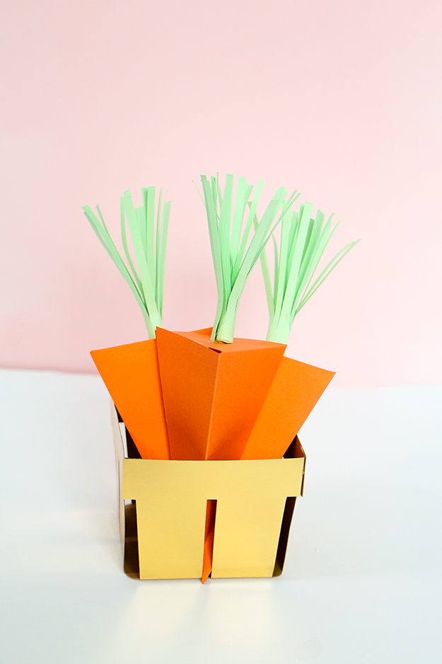 DIY 3-D Carrot for Easter